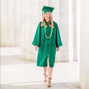 George Mason University graduation cap & gown